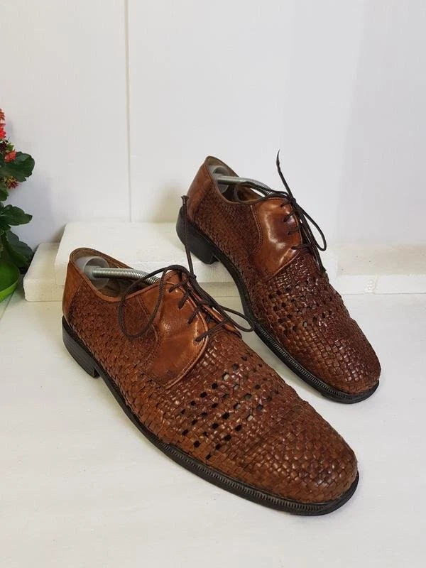 Men Salamander Heels Brown Leather 45 - Bild 1 von 4
