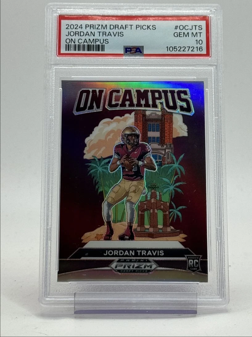 Jordan Travis Panini Prizm Draft Picks on Campus #OCJTS Base