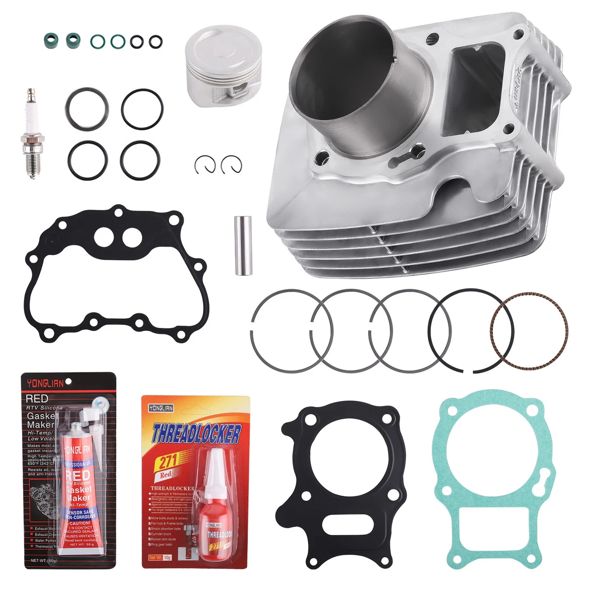 Intake & Exhaust Valve Kit For Honda TRX250EX Sportrax 250 2001-2008