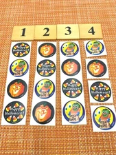 VINTAGE TREND SCRATCH SNIFF STICKER HAPPY HALLOWEEN TRICK TREAT PUMPKIN LICORICE