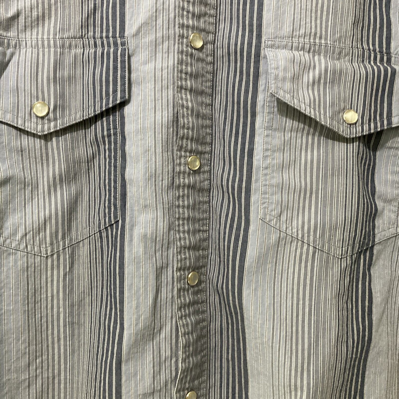 Pendleton Pearl Snap Button Stripes Short Sleeve … - image 3