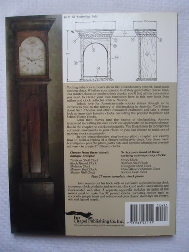 The Complete Guide to Making Wooden Clocks : Traditional, Shaker Designs - Picture 6 of 6