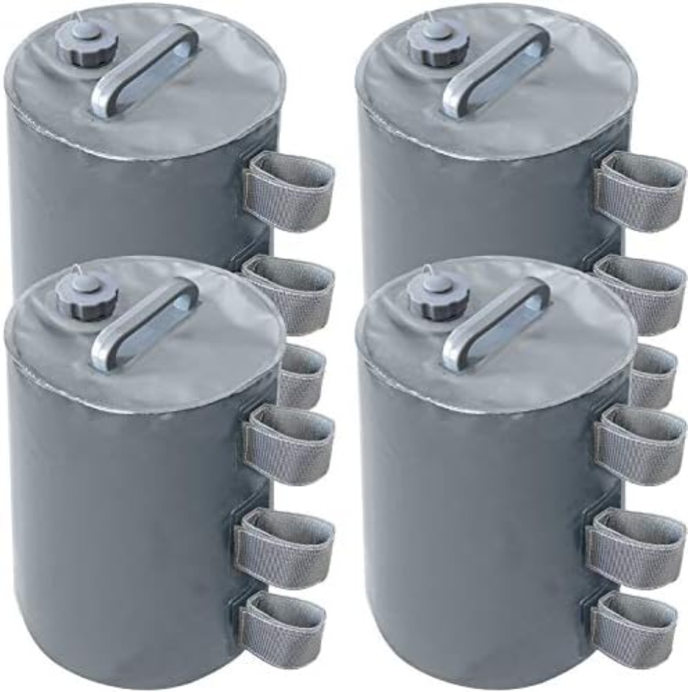 ABCCANOPY Set di 4 Piedini per gazebo, riempibili con Acqua, Pesi, per gazebo, T