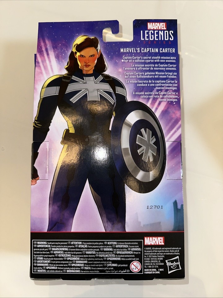 Marvel Legends Captain Carter Con Scudo - What If...? - Figura 15 Cm Serie Collezionabili