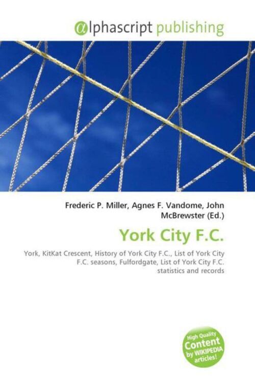 Frederic P. Miller (u. A.) | York City F.c | Taschenbuch | Englisch