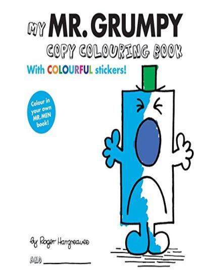 Mr Men Colour Your Own Mr Grumpy | eBay