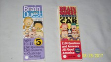 Brain Quest Grade 5 deck 1 and Brain Quest for the Car Ages 7-12 deck 1