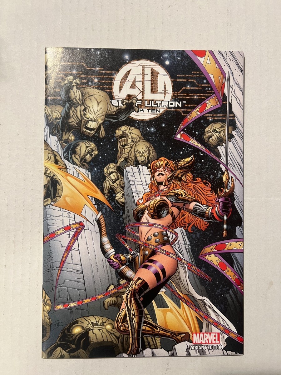 AGE OF ULTRON #10 NM 9.4 1ST APP OF ANGEL IN MCU JOE QUESADA