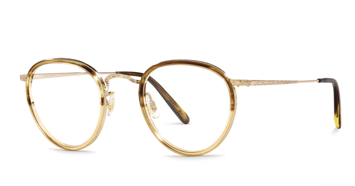 OLIVER PEOPLES MP-2 18k Gold Plated Eyeglasses OV1104 MSRP$790