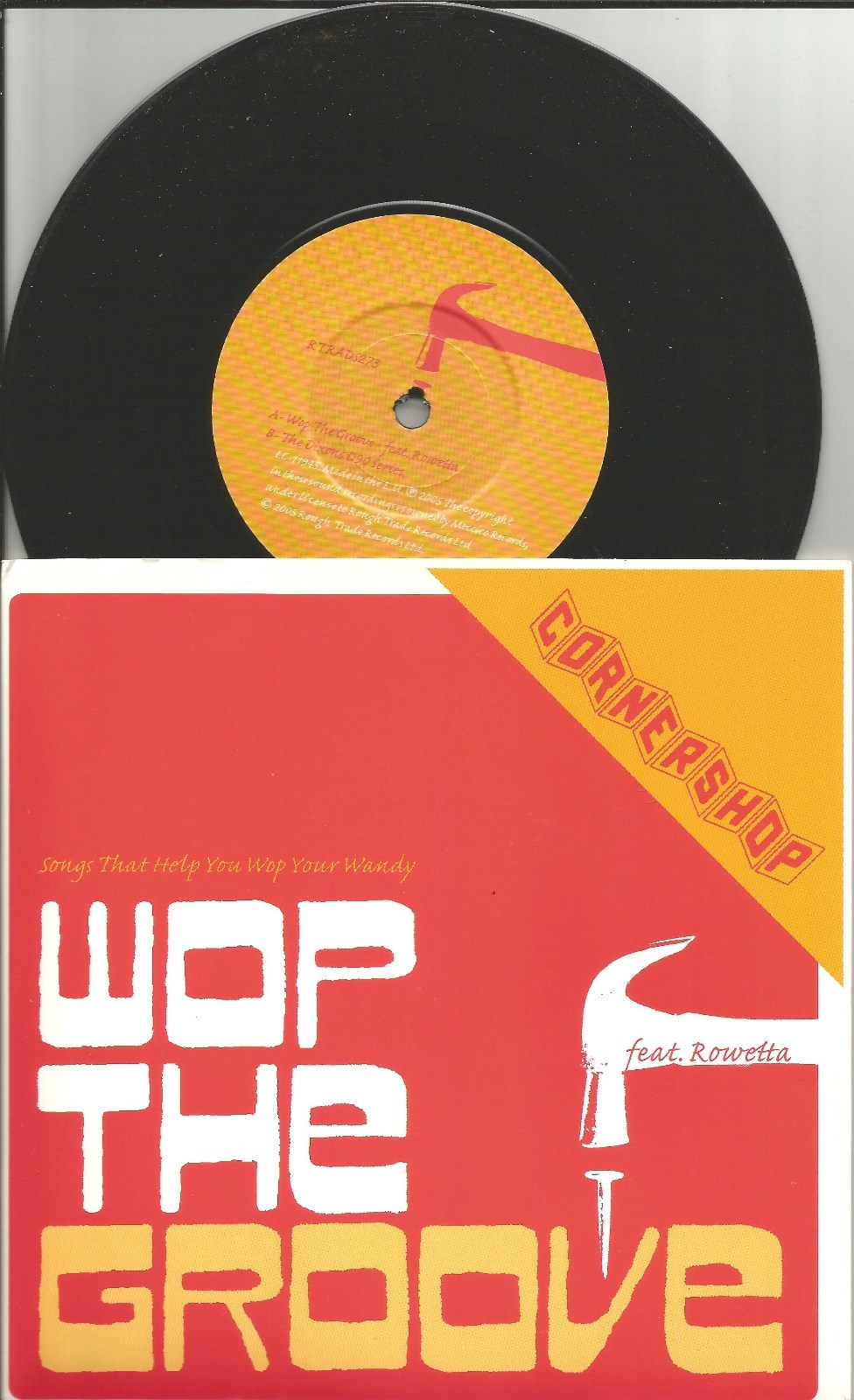 CORNERSHOP w/ ROWETTA Happy Mondays Wop the Groove w/ UNRELEASED UK 7 INCH Vinyl