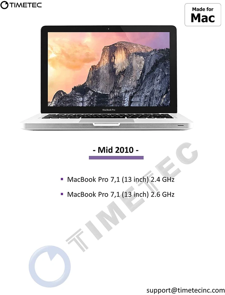 Timetec 16GB KIT(4x4GB) Compatible for Apple DDR3 1067MHz /1066MHz PC3-8500 CL7 - Image 4 of 4