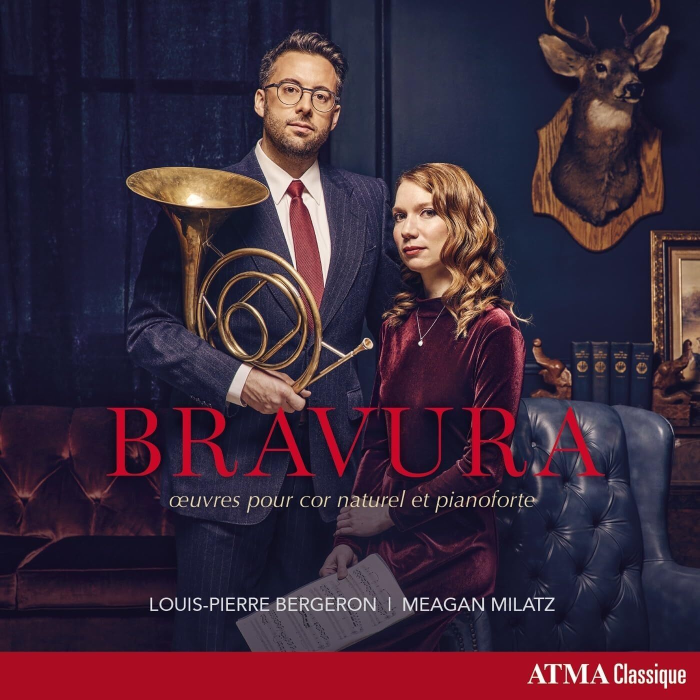 Louis-Philippe Bergeron Bravura: Oeuvres Pour Cor Naturel Et Pianoforte (CD)