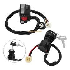 Start Stop Switch & Ignition Key Switch for Yamaha Big Bear 350 YFM350FW 1987-94