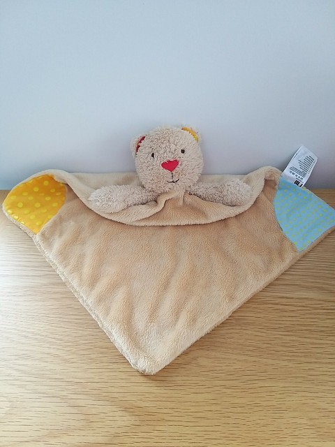 mothercare comforter teddy bear blankie