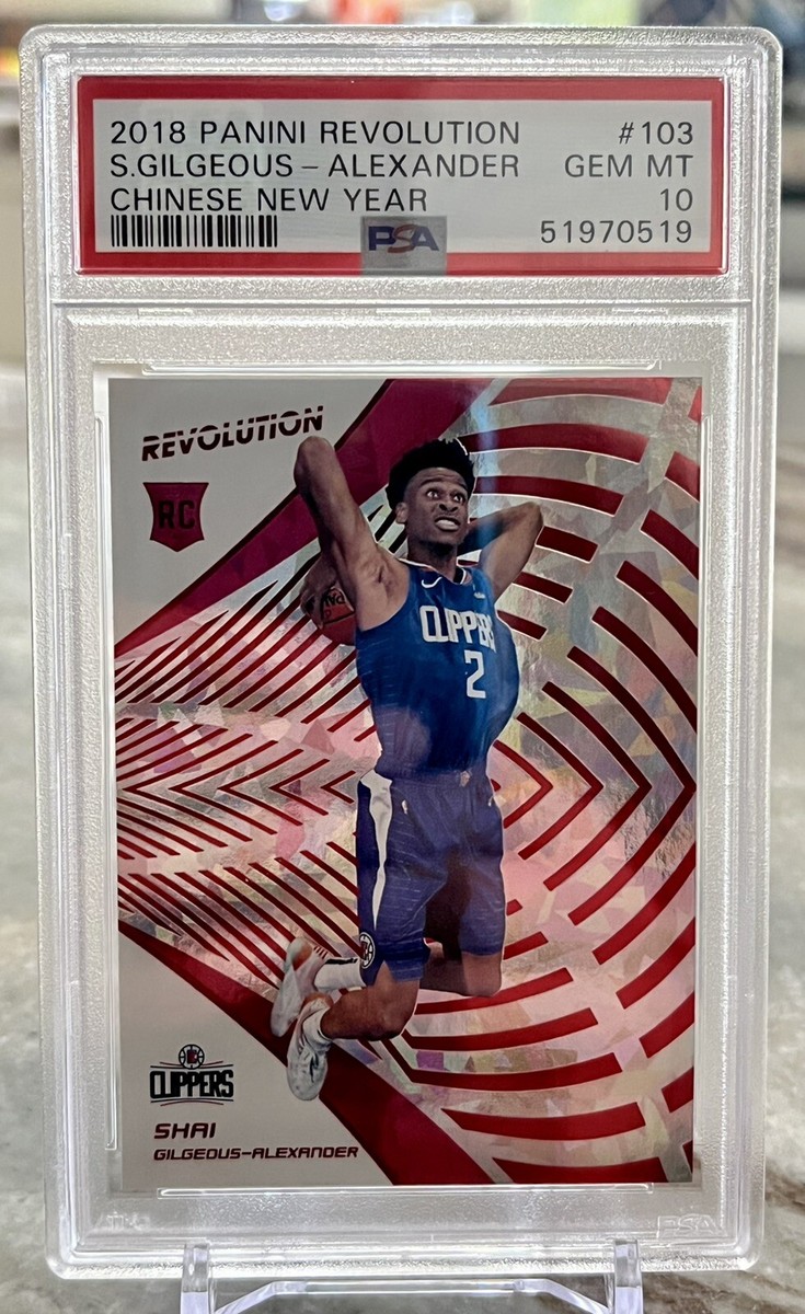Shai Gilgeous-Alexander RC 2018 Revolution Chinese New Year -PSA 