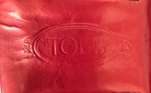 Tod's Tods Mocasines Mujer Preloved Talla 37 Rojo Cuero Mocasines Slipper Clásico - Imagen 9 de 9