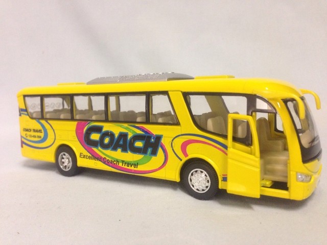 metal bus toy