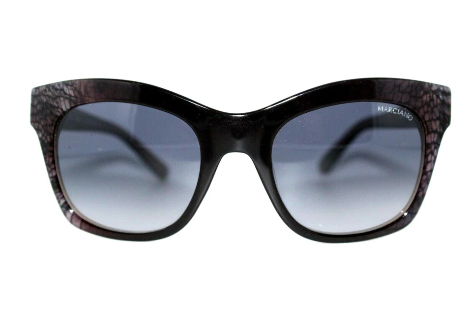 NUEVO ADIVINAR POR MARCIANO GM0728 05B PÚRPURA AUTÉNTICO GAFAS DE SOL MARCOS CON ESTUCHE Foto 4 de 4