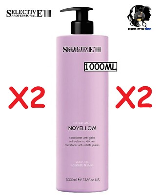 2X SELECTIVE PROFESSIONAL NOYELLOW BALM ANTI YELLOW DISCOLORED BLONDE HAIR