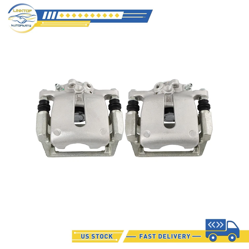 Par de pinzas de freno traseras con soporte para Volvo S80 S60 2011 12 13 14 15 2016 Foto 3 de 4