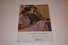 Vintage 1965 AT&T Bell System Long Distance Print Ad.