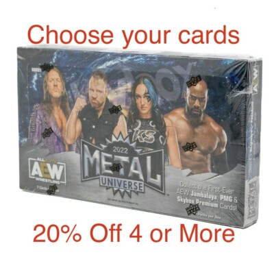 AEW Upper Deck Skybox Metal Universe 2022 - Pick Your Base Cards & Inserts