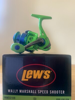 Carrete De Pesca Spinning Lew's Wally Marshall Speed Shooter Grafito 100 Para Mano Izquierda - Rendimiento Profesional Para La Pesca Deportiva