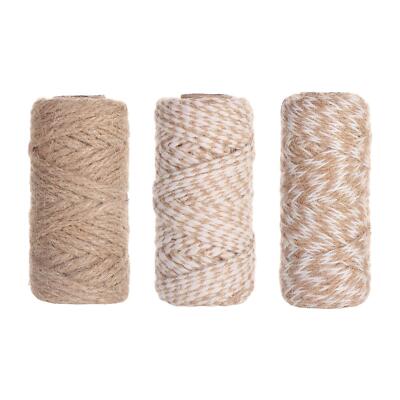 Jute Garn Seil 32,8 Fuß für Katzenturm Reparatur Handarbeit Kunst Geschenkverpackung