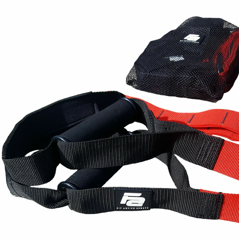 Entrenadores corporales Fit Active Sports con suspensión de doble correa para entrenamientos de cuerpo completo Foto 3 de 4