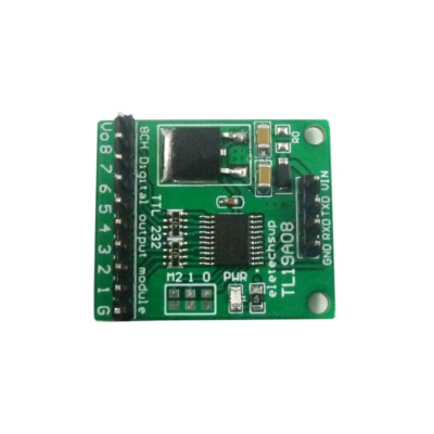 8ch Modbus Rtu AT Command RS232(TTL)PLC Module PC UART IO Control Switch Board