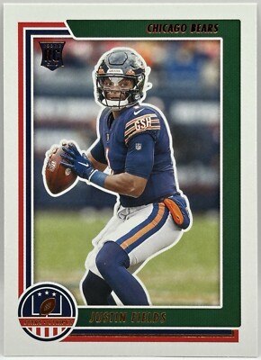 2021 Panini Chronicles - Stars & Stripes #STS-JFI Justin Fields (RC) CHI