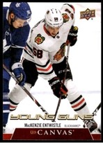 2020-21 Upper Deck Young Guns CANVAS MacKenzie Entwistle Chicago Blackhawks RC