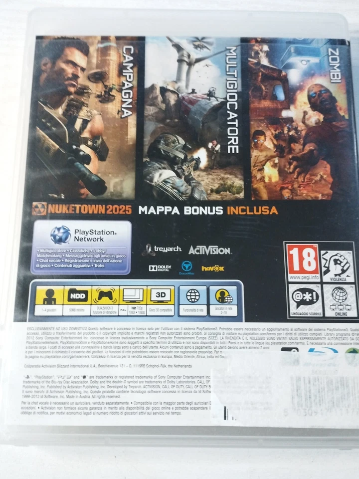 Call of Duty: Black Ops II - PS3 Sony PlayStation 3 - Complete CIB Tested, foto 2 de 4