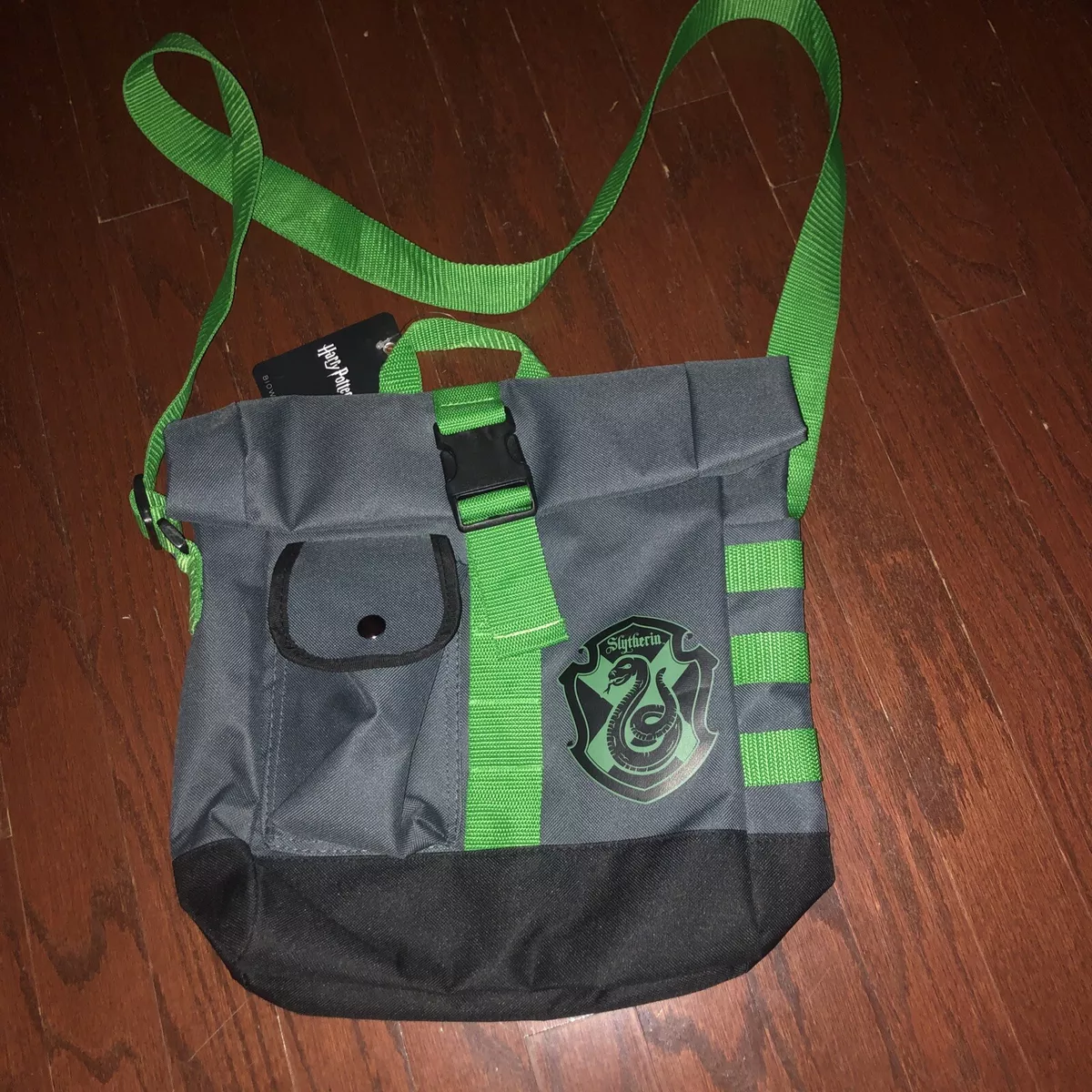 Harry Potter Slytherin Messenger Shoulder Bag. With Adjusted