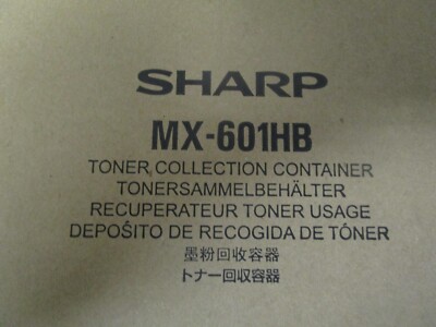 New Genuine OEM MX-601HB Sharp Toner Collection Container