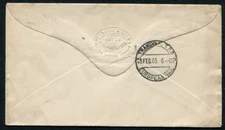 CAPE OF GOOD HOPE (23467): Watch/Goldsmiths/Railway/Transvaal TPO cover 1905