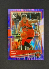 2020-21 Panini Donruss Optic Pascal Siakam Purple Shock PRIZM #103 Raptors