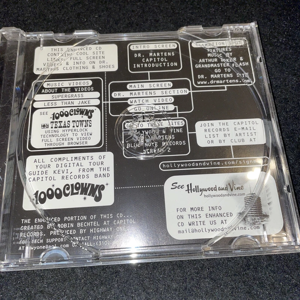 DR. MARTENS Capitol Records Music Sampler Doc Foo Fighters Less Than Jake Ben Le Foto 4 de 4