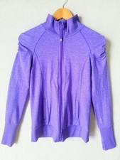 Lorna Jane Athletic Sports Jacket Purple Zip Up Size Small