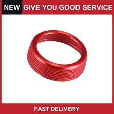Pack of 1 For BMW 1 2 3 4 Series Multimedia Knob Cover Ring Knob Cover Ring Red