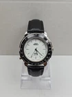 1994 Vintage Timex Mens Tachymeter Watch New Battery WR50M Silver Tone - Read