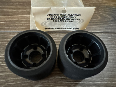 BSR Racing Custom Works Dirt Oval Rear Mounted Foam Tires 2 F1023 Ships Same Day