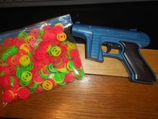 1966 Rayline Blue Tracer Gun with many jet di...
