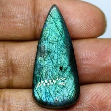 30 Cts Natural Labradorite Cabochon Gemstone For Jewelry 36.8x16.3x6.5 MM