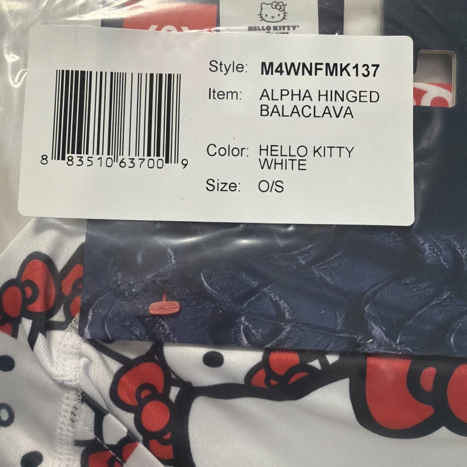 Balaclava articulada 686 Alpha, Hello Kitty branca - Imagem 3 de 4