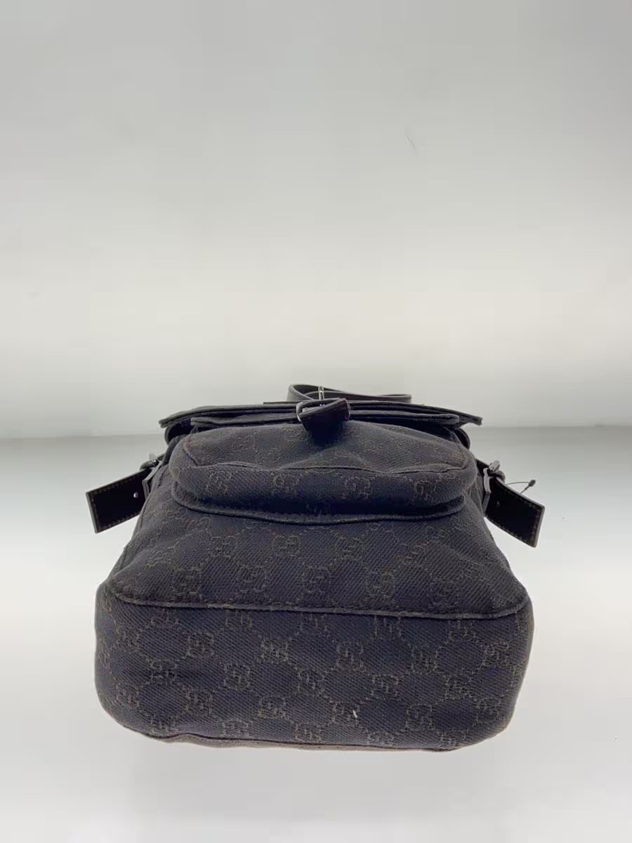 GUCCI Shoulder Bag with Cracks, GG Canvas, Brown, All-Over Print thumbnail 4