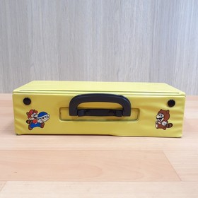 Nintendo Famicom Super Mario Bros Storage case with Japanese console & 10 Games