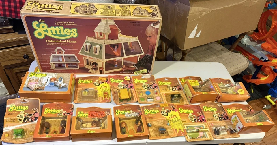 MATTEL THE LITTLES Casa de muñecas victoriana y accesorios - Vintage años 80 Foto 3 de 4