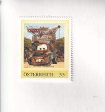 TIMBRE PM Autriche DISNEY CARS - AUTO Film Timbre 2 MNH