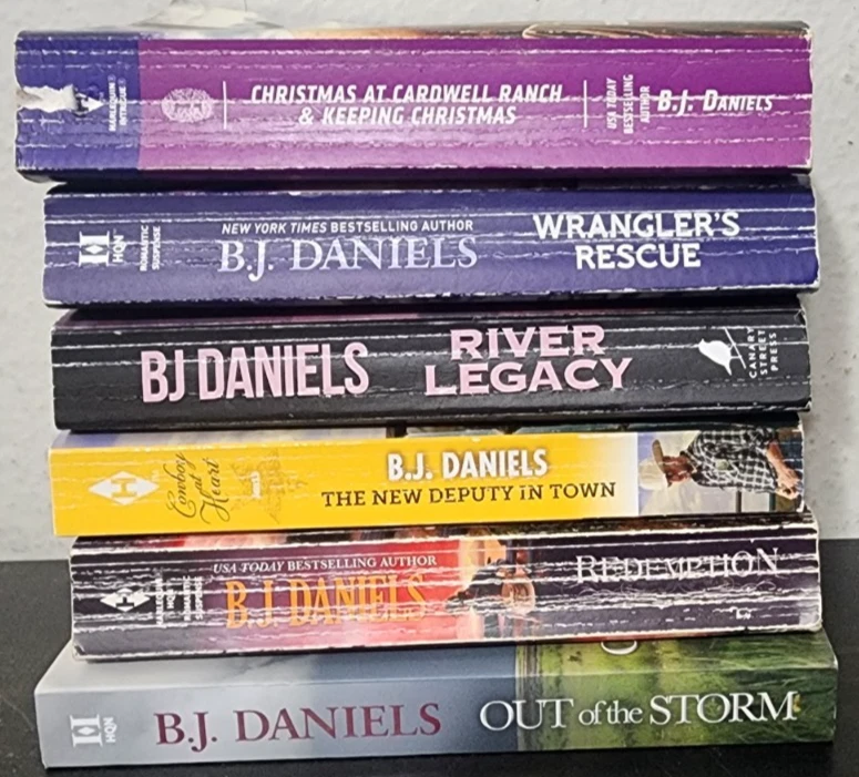 B. J. Daniels 6 Book Lot Western / Contemporary Romance Paperback Free Shipping - Imagem 2 de 3